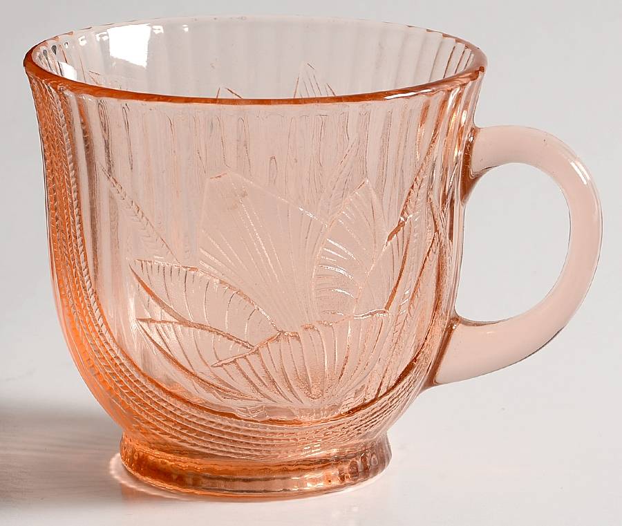 Canterbury Pink Cup Only by Arcoroc-1