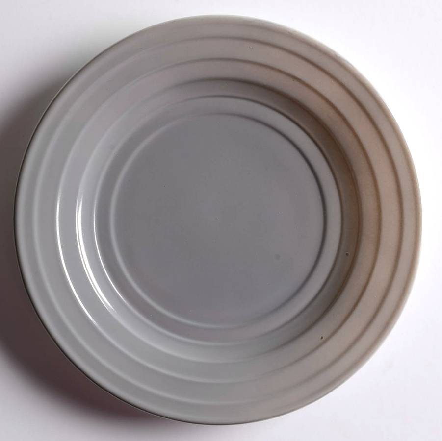 Moderntone Platonite Gray 7" Salad Plate by Hazel-Atlas-1