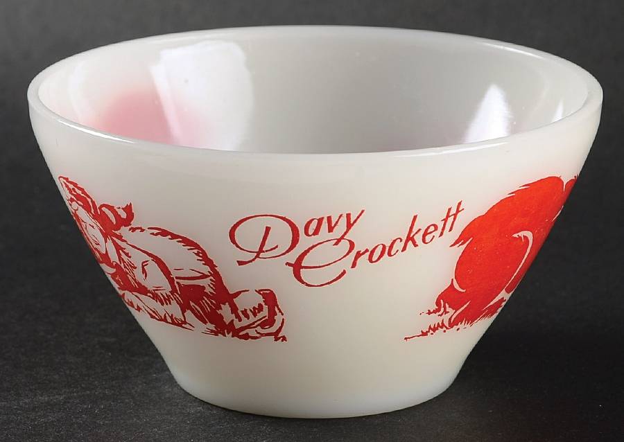 Davy Crockett Child's Bowl by Anchor Hocking-1