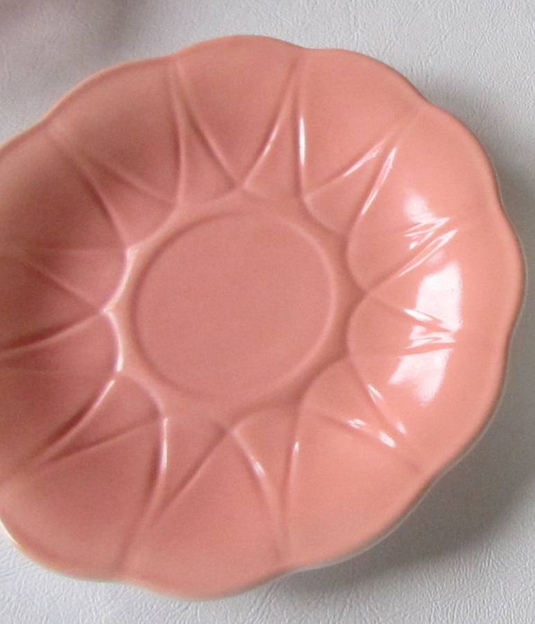 Newport Platonite Pink Saucer Only by Hazel-Atlas-1