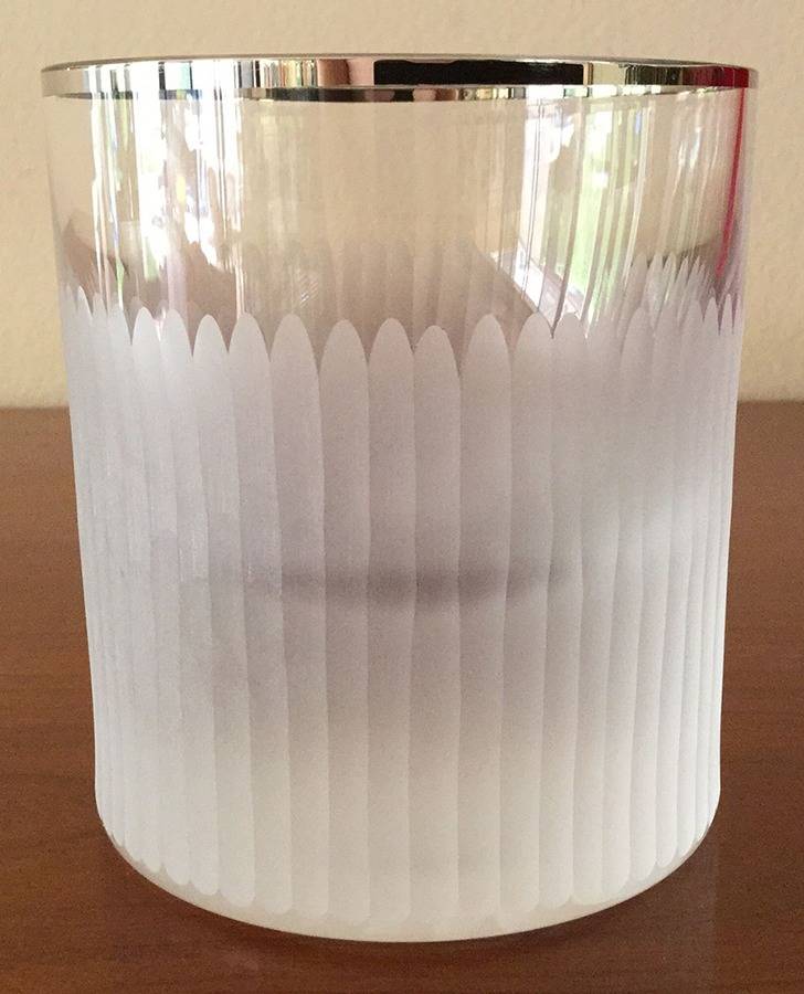 Ice Sculpture Double Old Fashioned by Anthropologie Glass-1