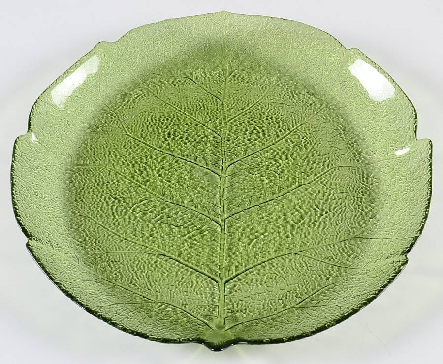 Aspen Green Luncheon Plate by Arcoroc-1