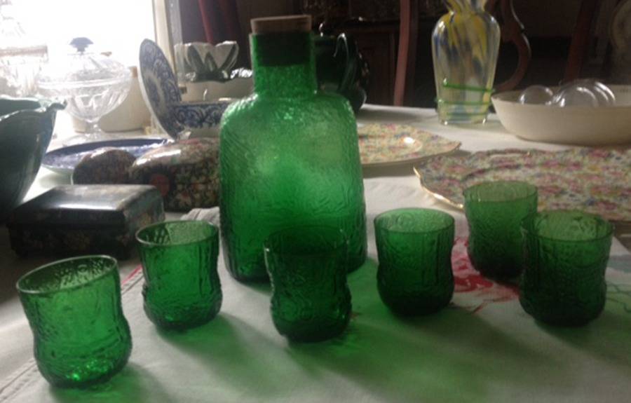 Fauna Green Old Fashioned by Arabia Crystal-1