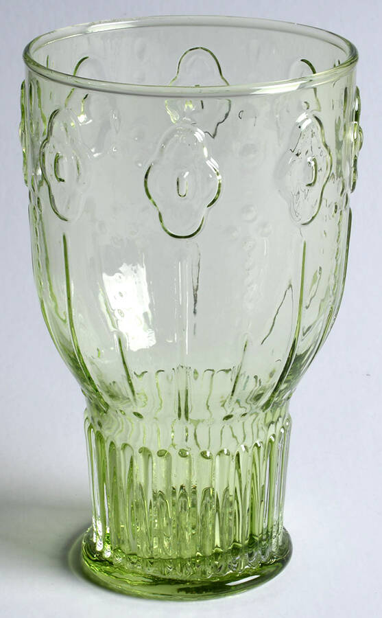 Granada Green Flat Tumbler by Anthropologie Glass-1