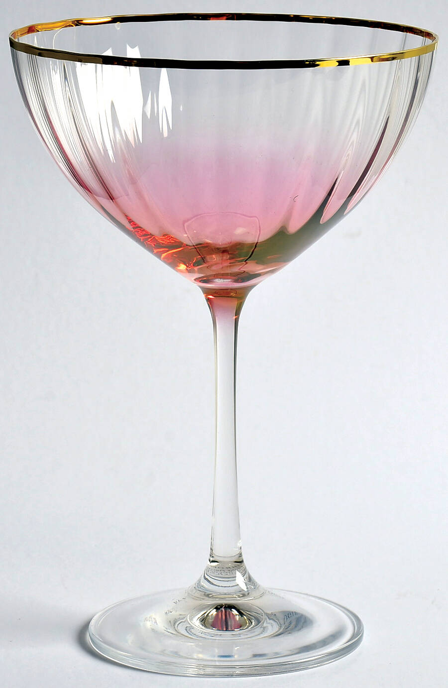 Waterfall Pink Champagne/Tall Sherbet by Anthropologie Glass-1