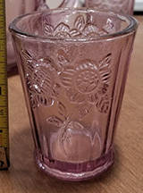 Mayfair Pink Child's Tumbler by Aa Importing Glass-1