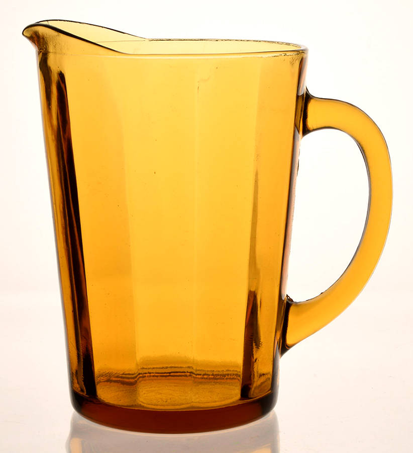 ATC49 Amber 52 Oz Pitcher by Hazel-Atlas-1