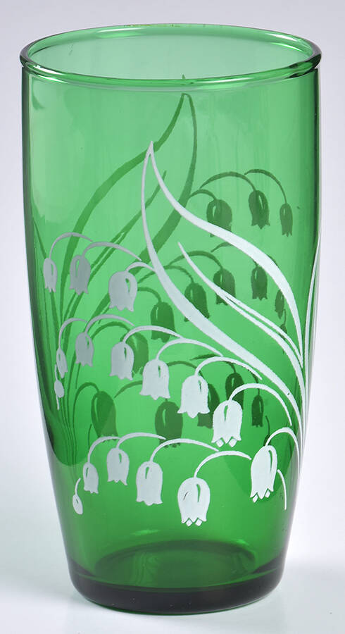 Lily of the Valley 10 Oz Flat Tumbler by Anchor Hocking-1