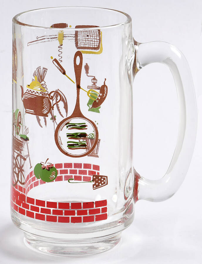 Americana Kitchen Cookout Beer Mug by Hazel-Atlas-1