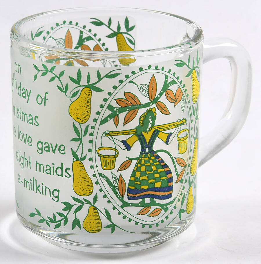 Twelve Days of Christmas Mug by Anchor Hocking-1