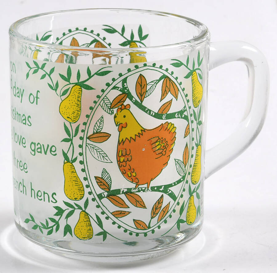 Twelve Days of Christmas Mug by Anchor Hocking-1