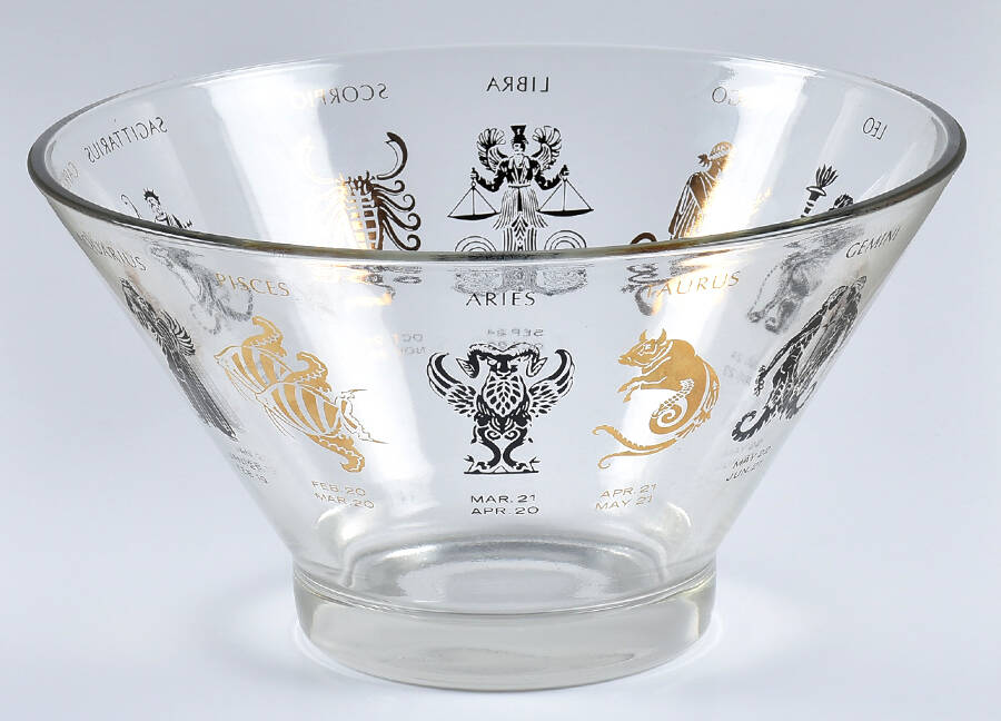 Zodiac Chip Bowl Only by Anchor Hocking-1