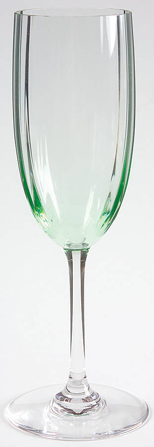 Aquarelle Green Fluted Champagne by Baccarat-1