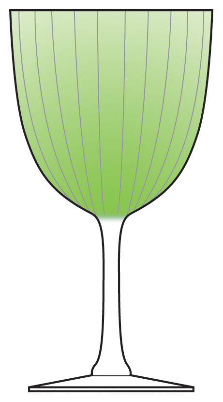 Aquarelle Green Water Goblet by Baccarat-1