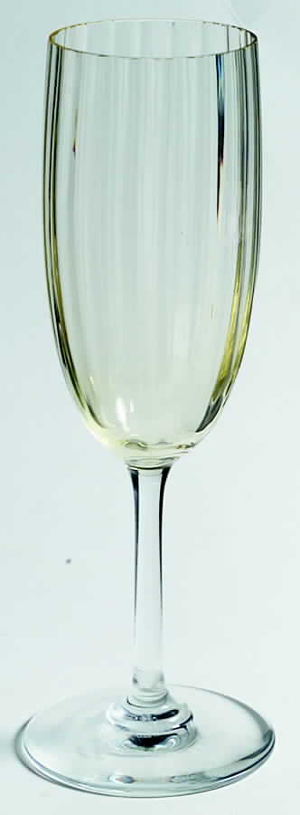 Aquarelle Yellow Fluted Champagne by Baccarat-1