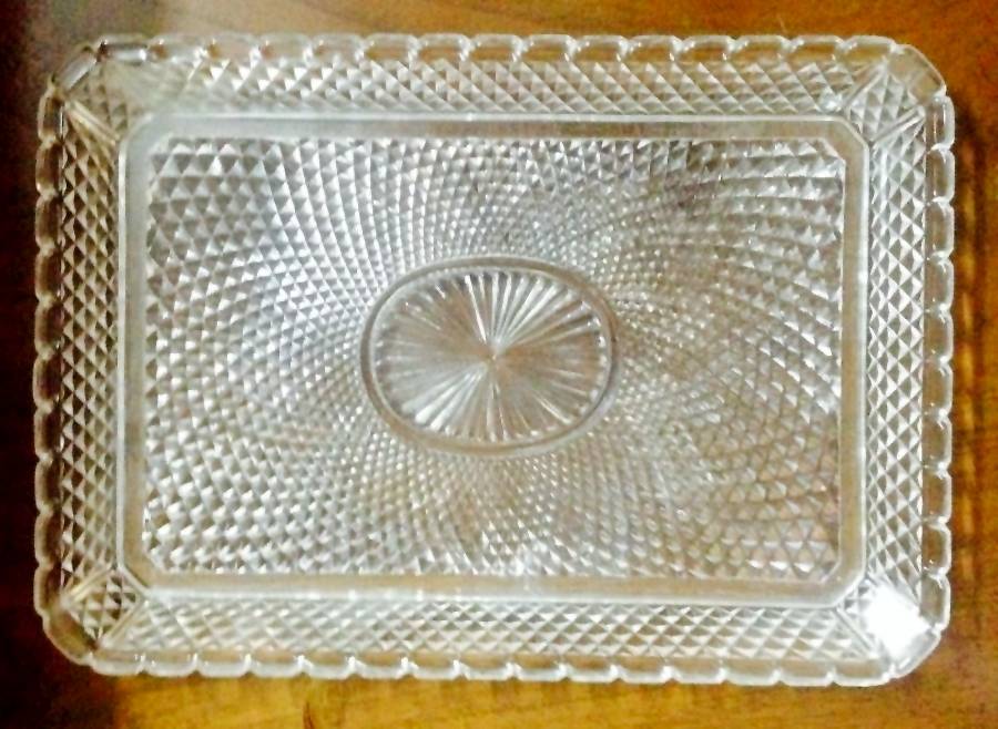 BAC1 (Pressed) Rectangular Vanity Tray by Baccarat-1