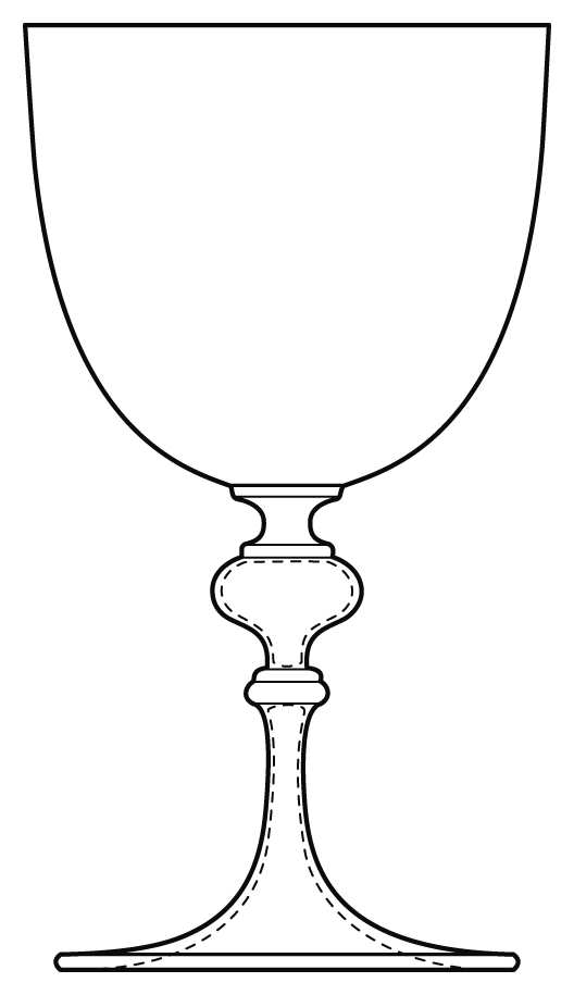 Beauvais Water Goblet by Baccarat-1