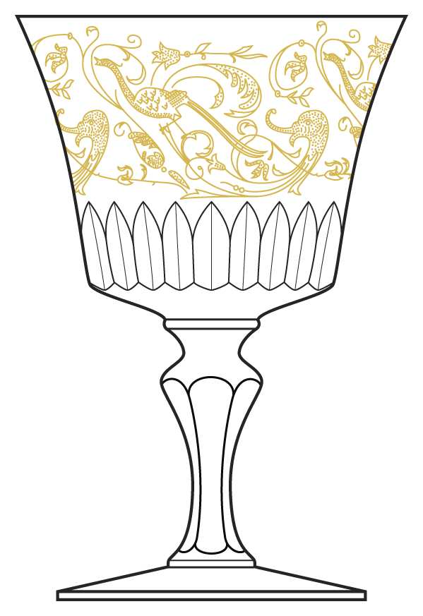 Bergame Water Goblet by Baccarat-1