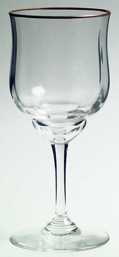 Capri Gold Water Goblet by Baccarat-1