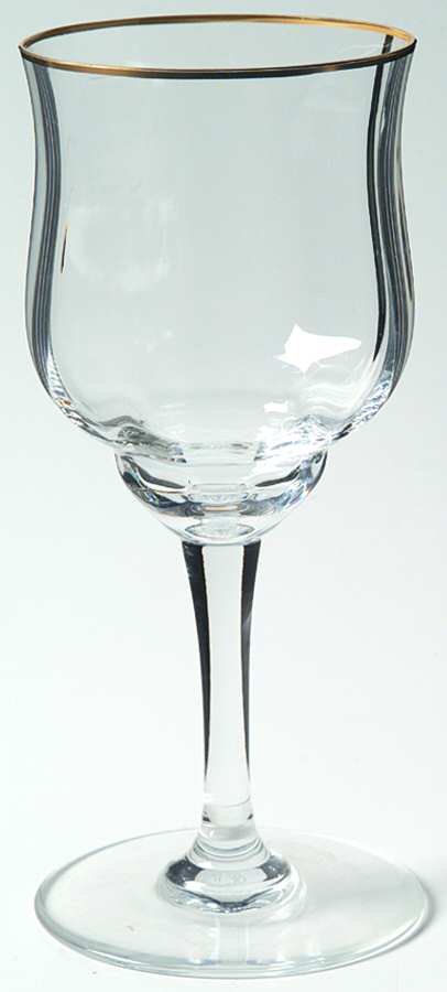 Capri Gold Tall Water Goblet by Baccarat-1