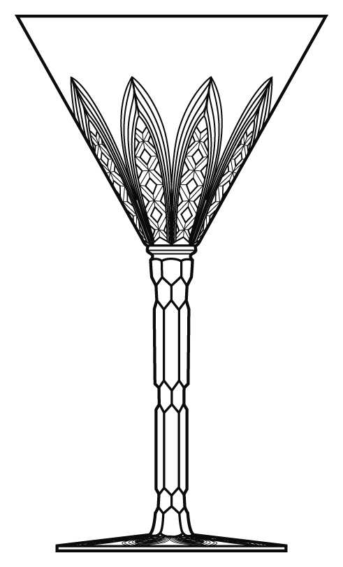 Castellane Water Goblet by Baccarat-1