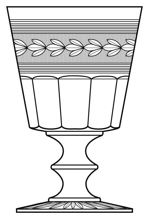 Charles X Water Goblet by Baccarat-1
