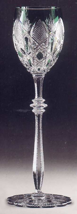 Czar (Tsar) Green Claret Wine by Baccarat-1