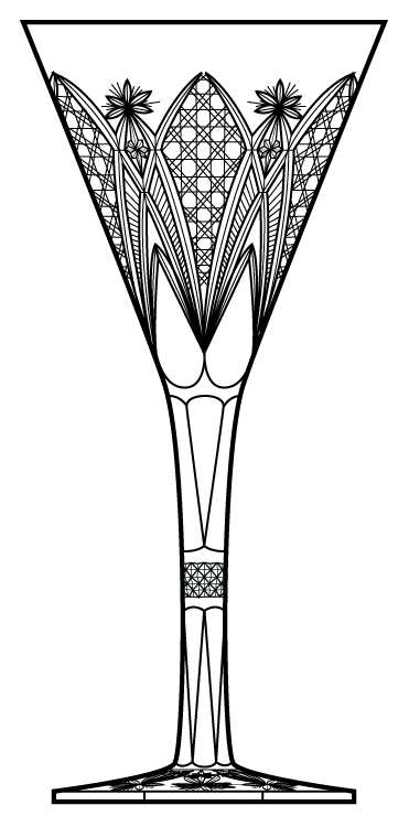 Elbeuf Water Goblet by Baccarat-1