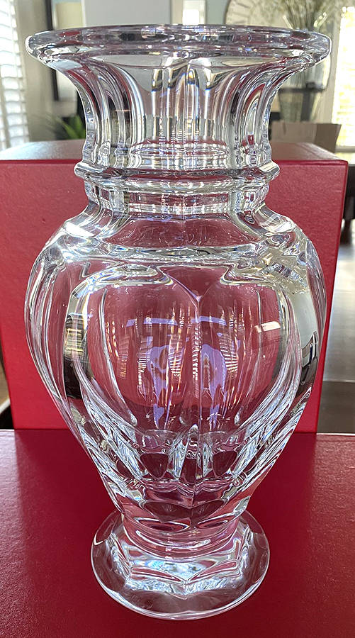 Harcourt-Versailles (Cut) 12" Flower Vase by Baccarat-1