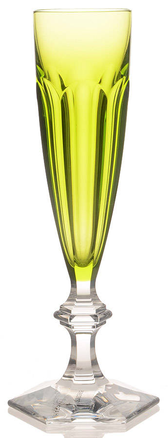 Harcourt-Versailles (Cut) Chartreuse Fluted Champagne by Baccarat-1