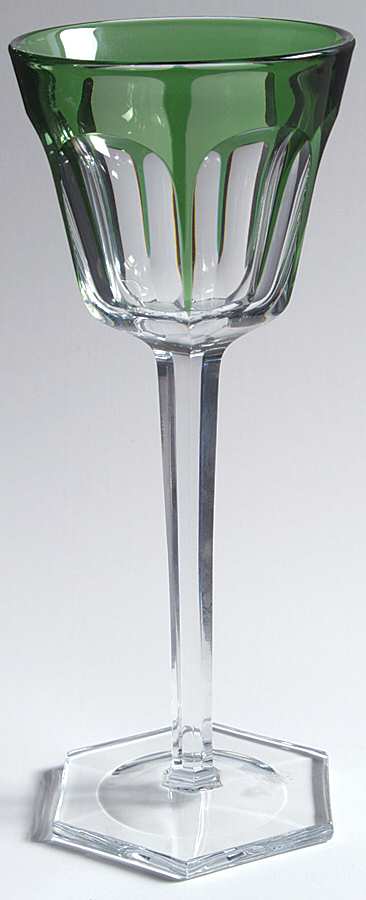Harcourt-Versailles (Cut) Emerald Green Rhine Wine by Baccarat-1