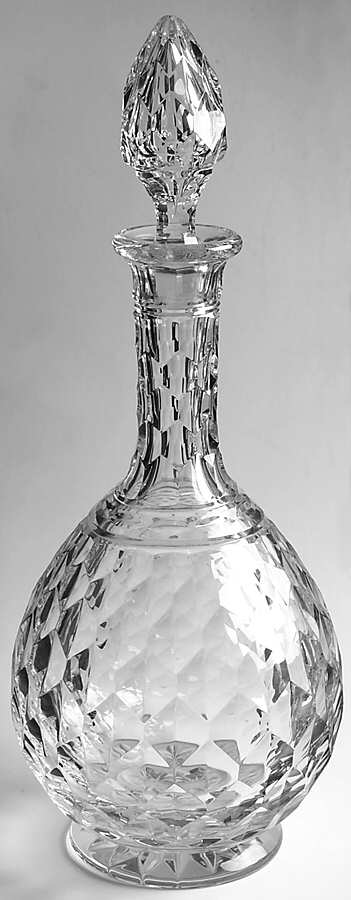 Juvisy (Cut) Decanter & Stopper by Baccarat-1