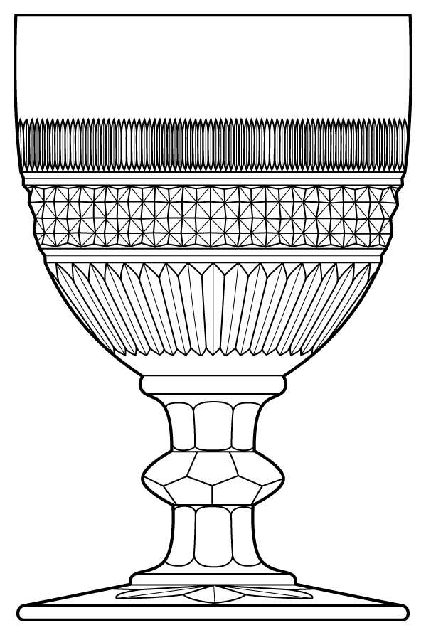 Kensington Water Goblet by Baccarat-1
