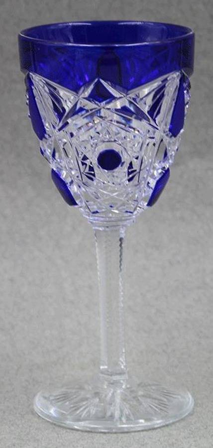 Lagny Clear Cobalt Blue Cordial by Baccarat-1