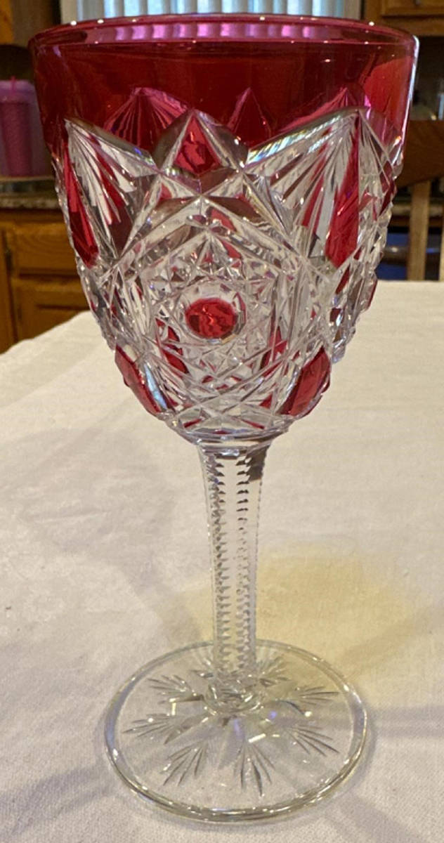 Lagny Clear Rose Port Wine by Baccarat-1