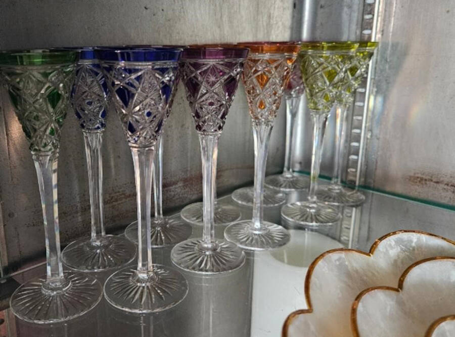 Lagny Clear Amethyst Sherry by Baccarat-1