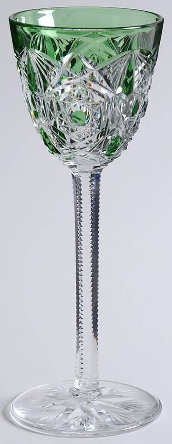 Lagny Clear Emerald Green Rhine Wine by Baccarat-1