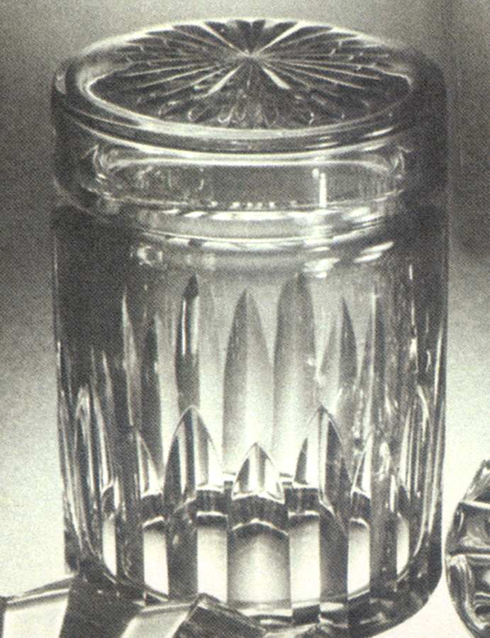 Lorraine Cigarette Jar & Lid by Baccarat-1