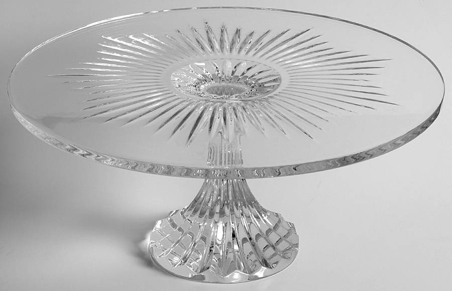 Massena (No Trim) 11" Diameter Pedestal Cake Stand by Baccarat-1