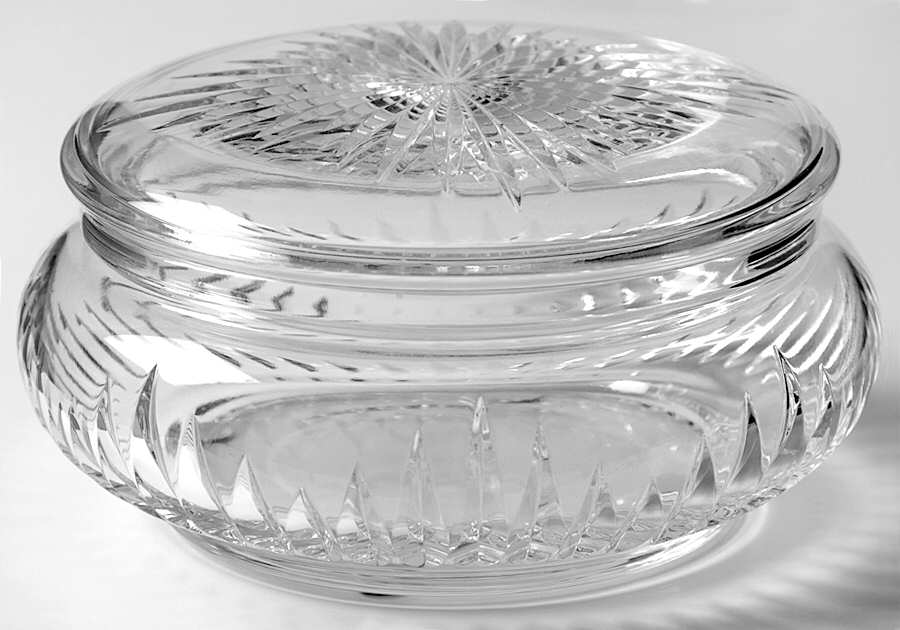 Massena (No Trim) Round Box & Lid by Baccarat-1