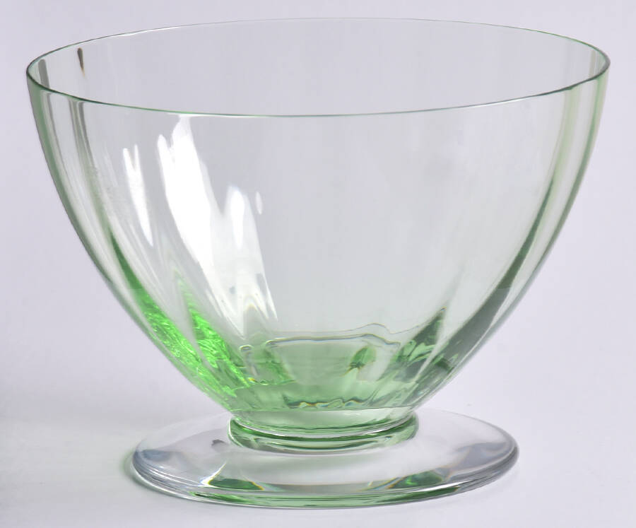 Montaigne (Optic) Green Footed Dessert by Baccarat-1