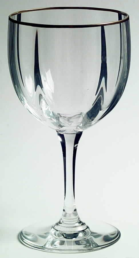 Montaigne Optic Gold Water Goblet by Baccarat-1