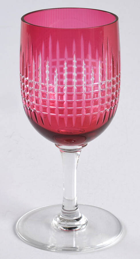 Nancy (Cut) Cranberry Port Wine by Baccarat-1