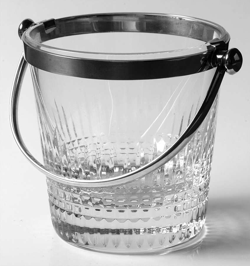 Nancy (Cut) Small Ice Bucket & Detachable Handle by Baccarat-1