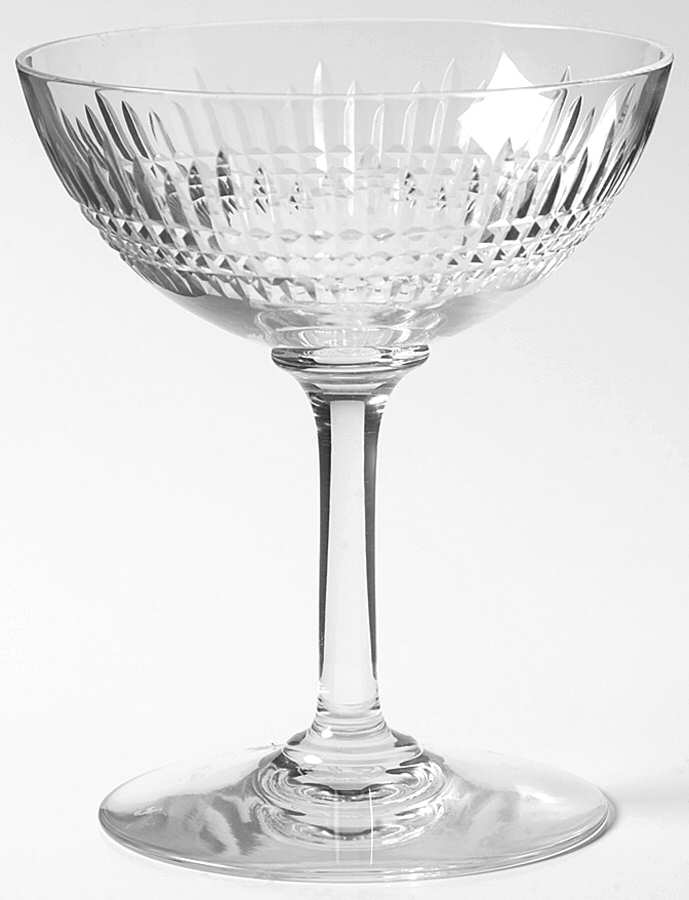 Nancy (Cut) Champagne/Tall Sherbet by Baccarat-1