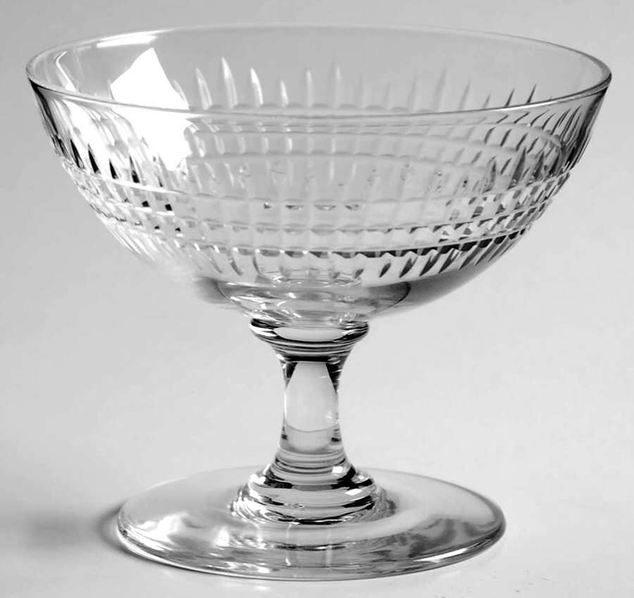 Nancy (Cut) Low Sherbet by Baccarat-1