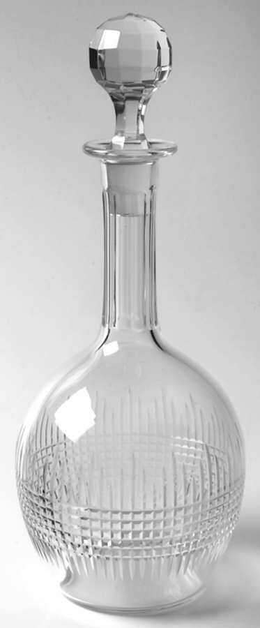 Nancy (Cut) Decanter & Stopper by Baccarat-1