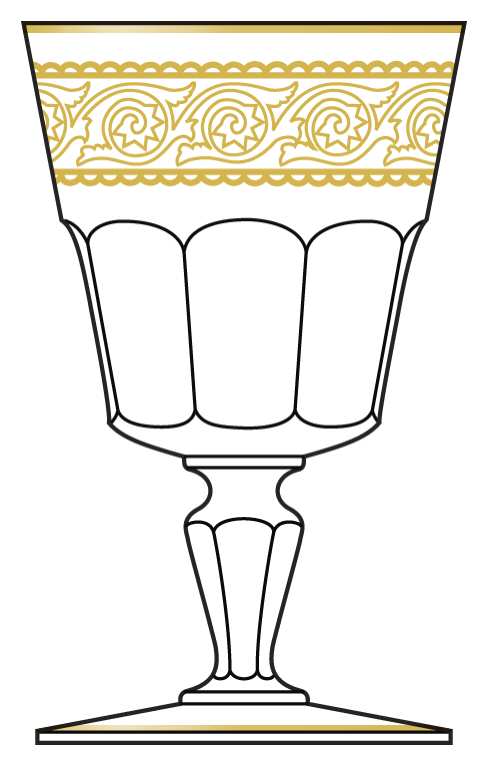 Orenoque Water Goblet by Baccarat-1
