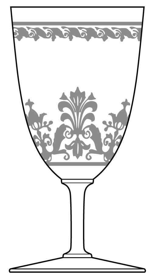 Ostende Water Goblet by Baccarat-1