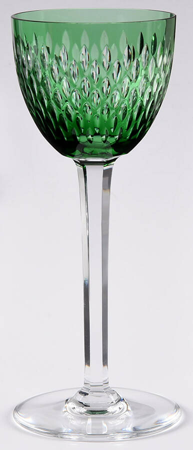 Paris (Cut) Emerald Green Rhine Wine by Baccarat-1